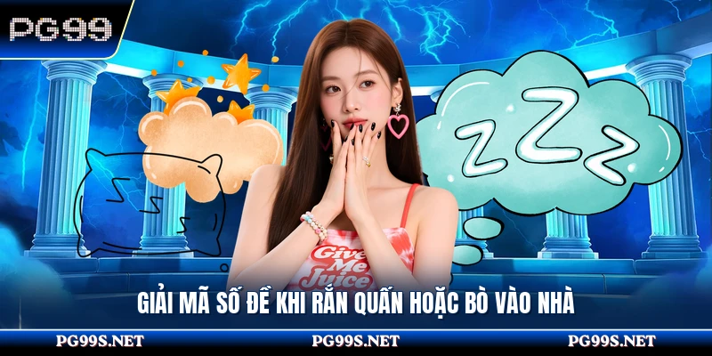 Giải mã số đề khi rắn quấn hoặc bò vào nhà